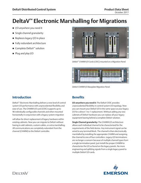 deltav s series marshalling